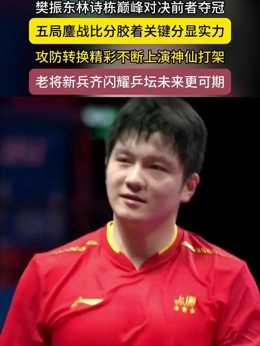 韩国队鏖战法国队，樊振东关键制胜