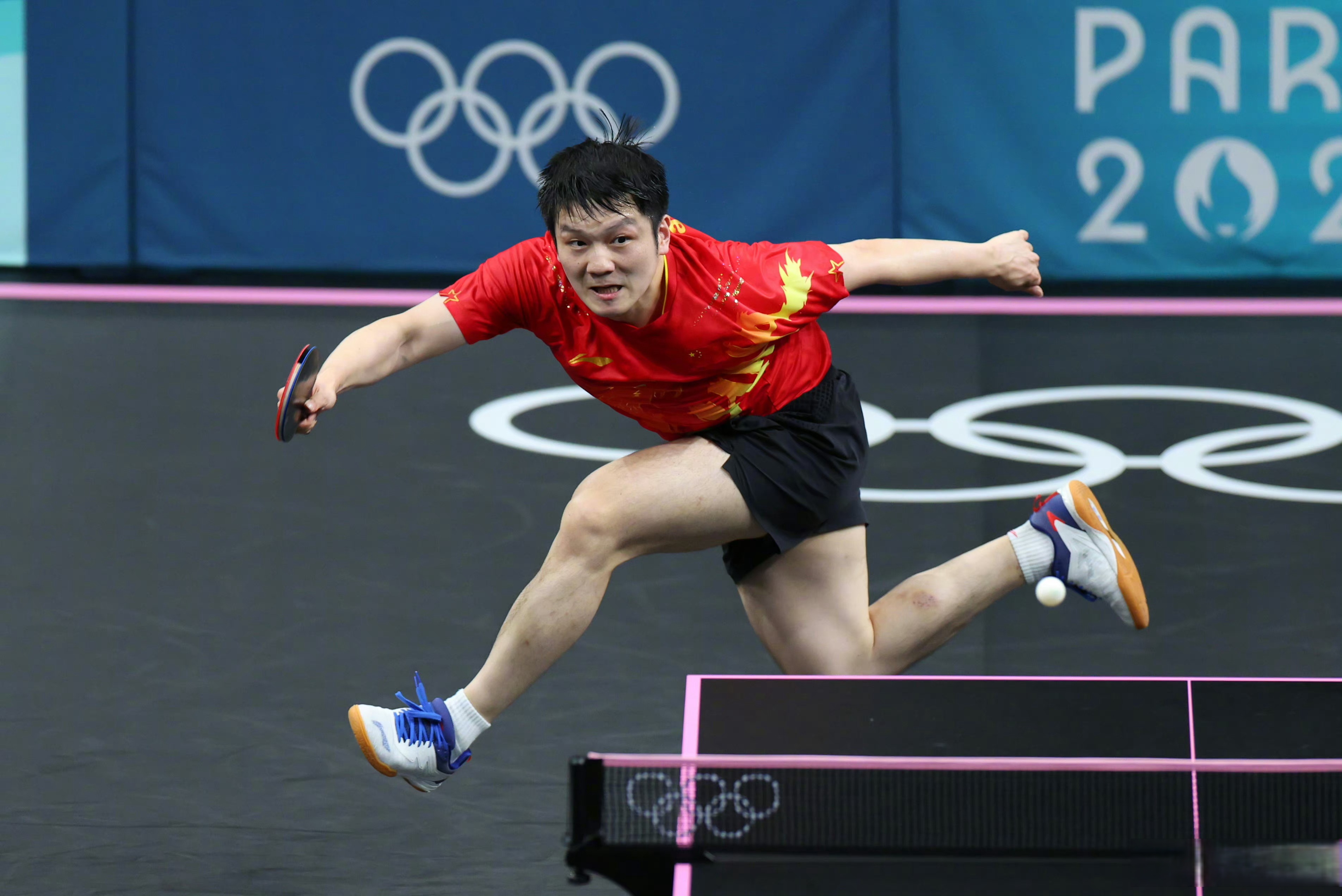 德国队鏖战瑞典队，樊振东高光表现